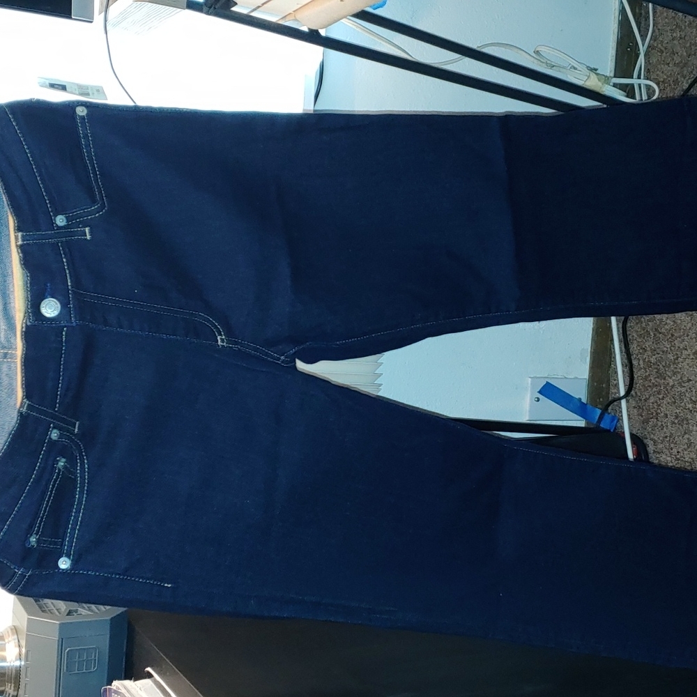 NWT Gap Authentic Flare Dark Blue Jeans Size 31R